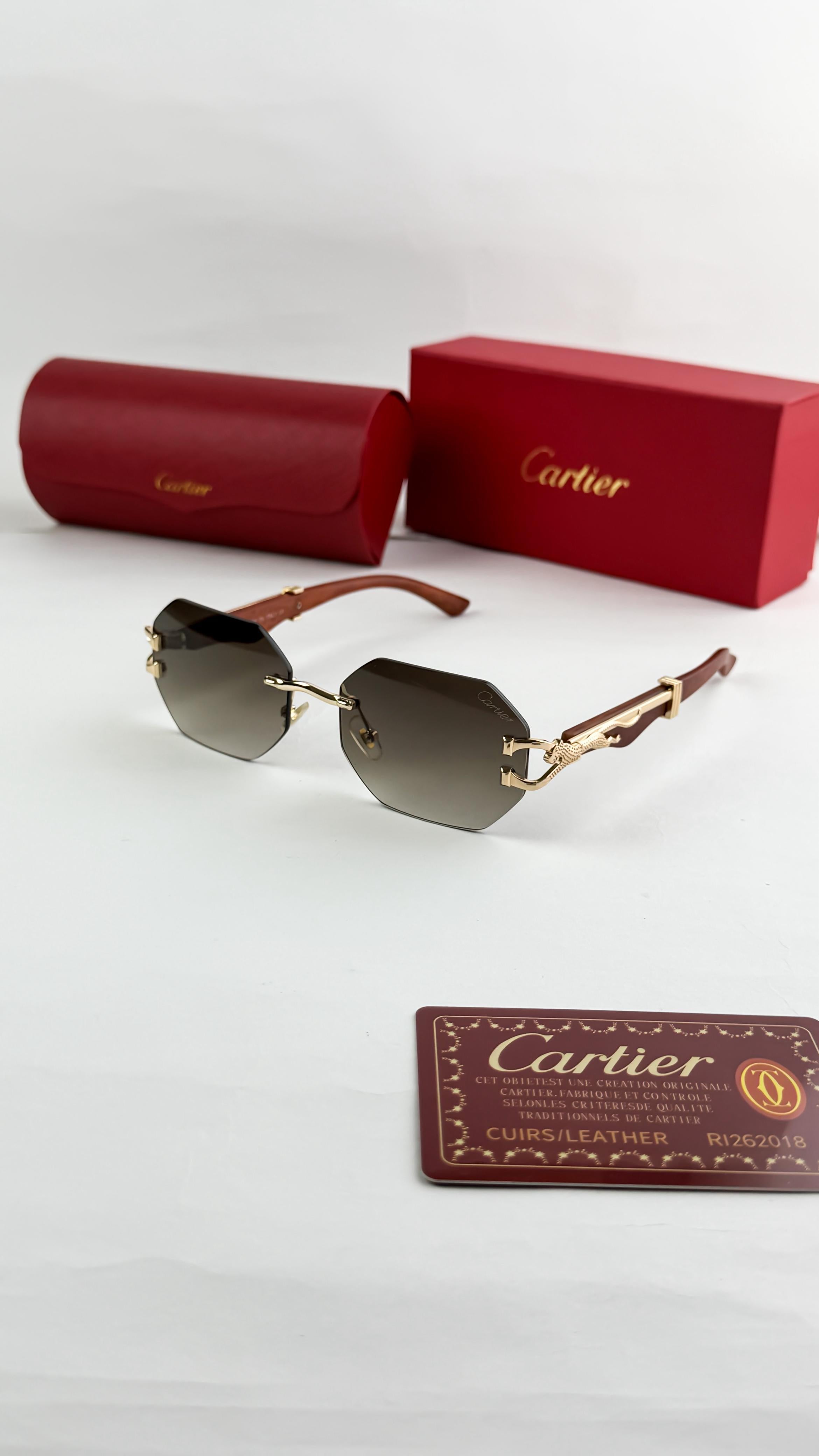 CAR_TIER GOLD BROWN 3041 SUNGLASS