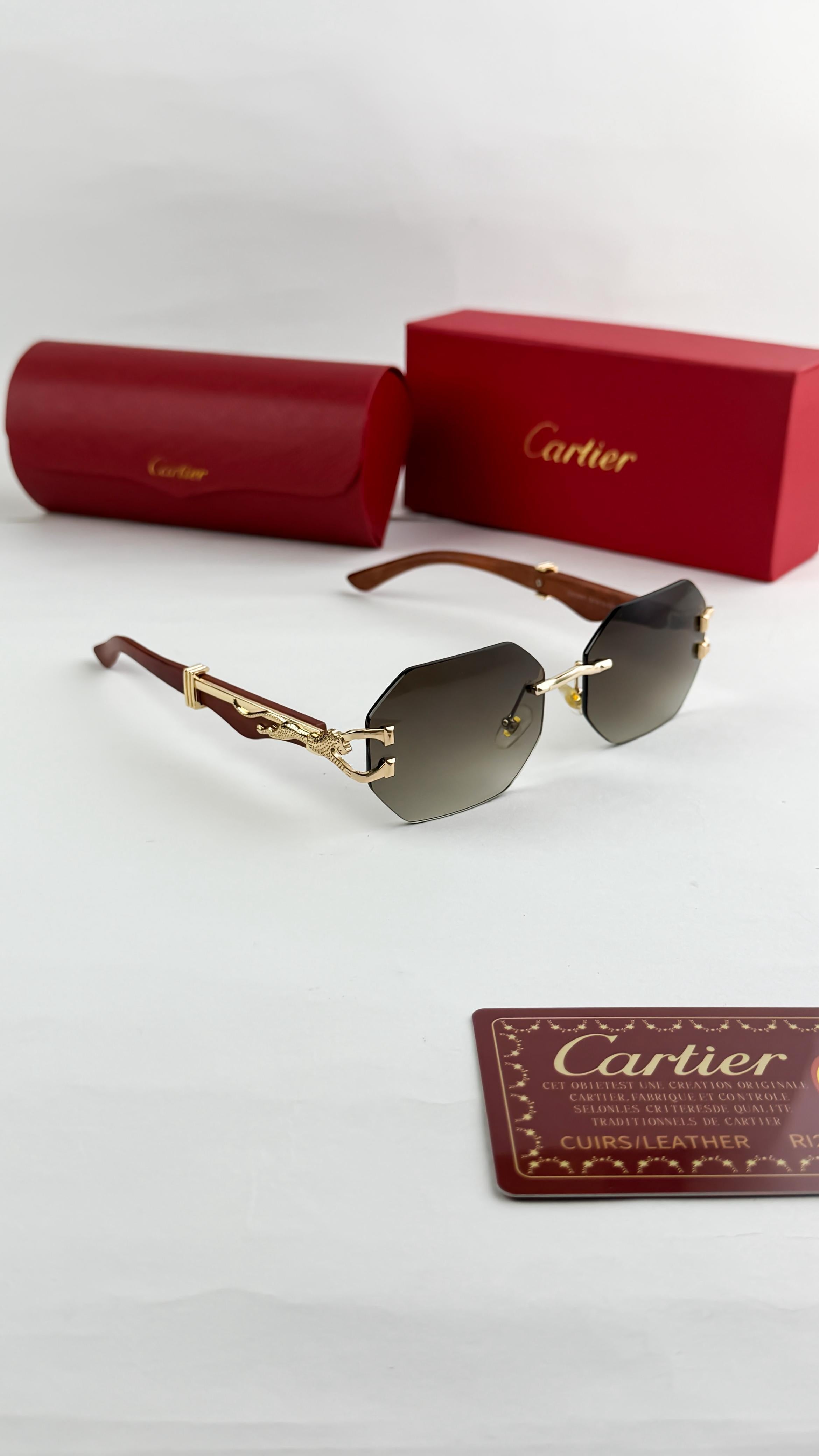 CAR_TIER GOLD BROWN 3041 SUNGLASS