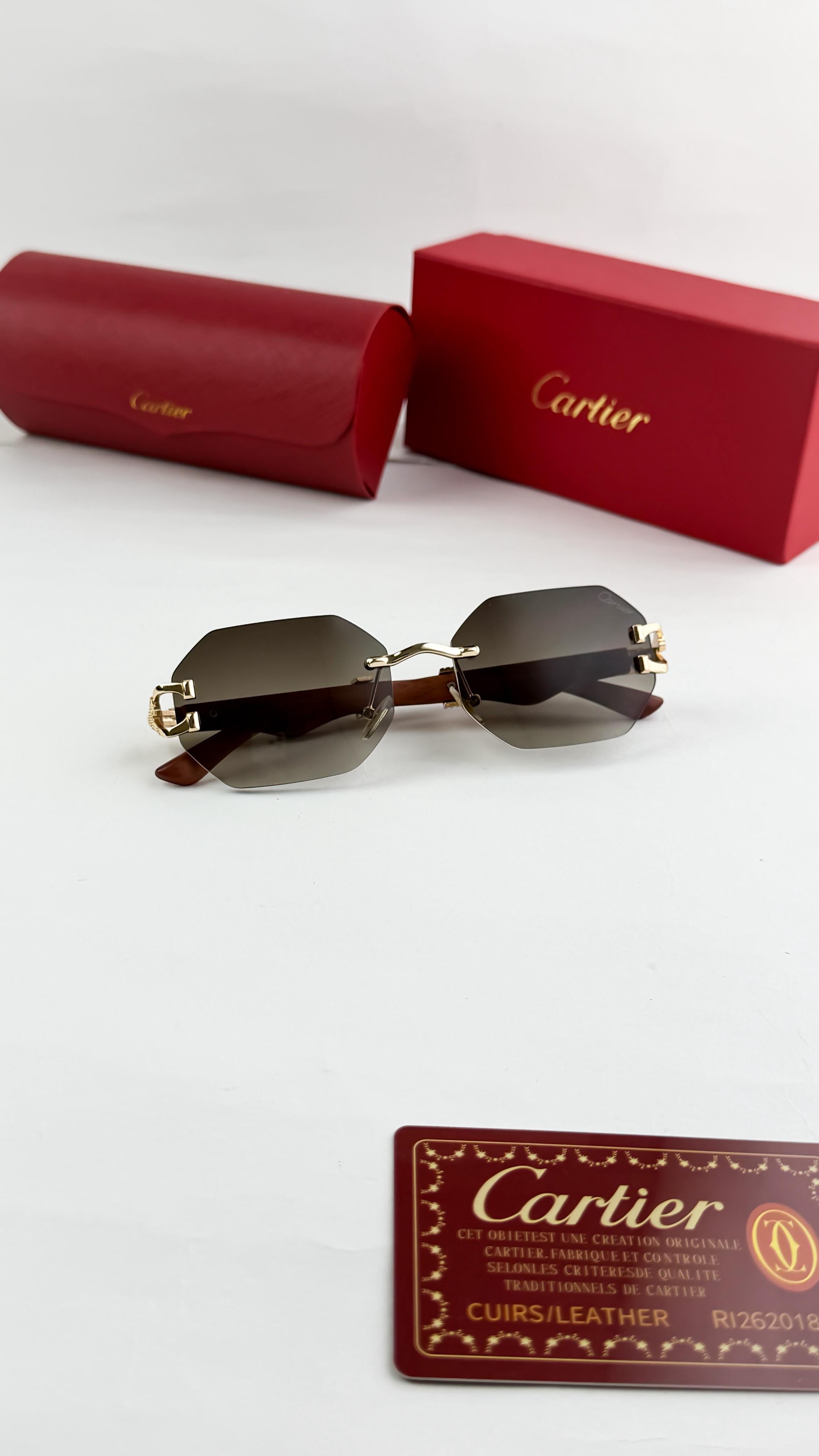 CAR_TIER GOLD BROWN 3041 SUNGLASS