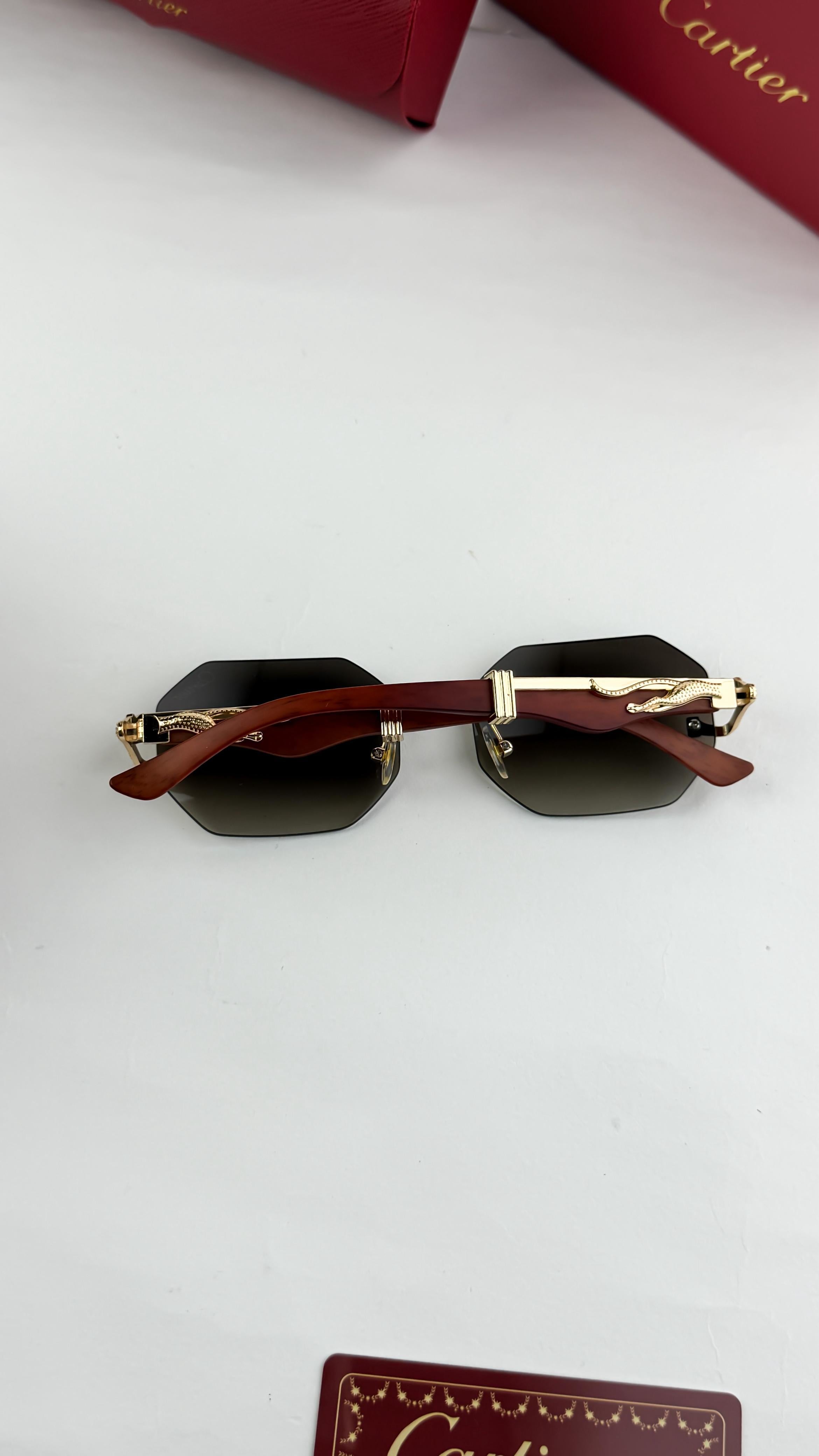 CAR_TIER GOLD BROWN 3041 SUNGLASS
