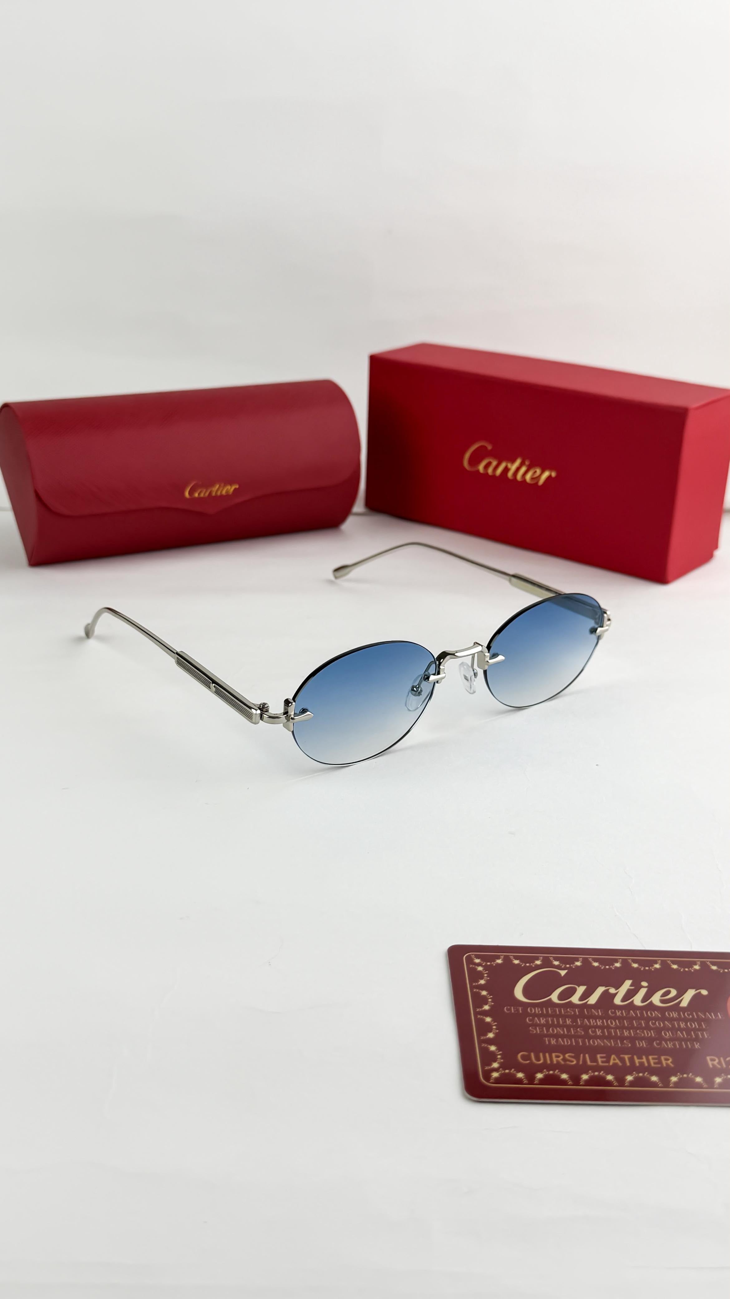 CAR__TIER SILVER BLUE 1043 SUNGLASS