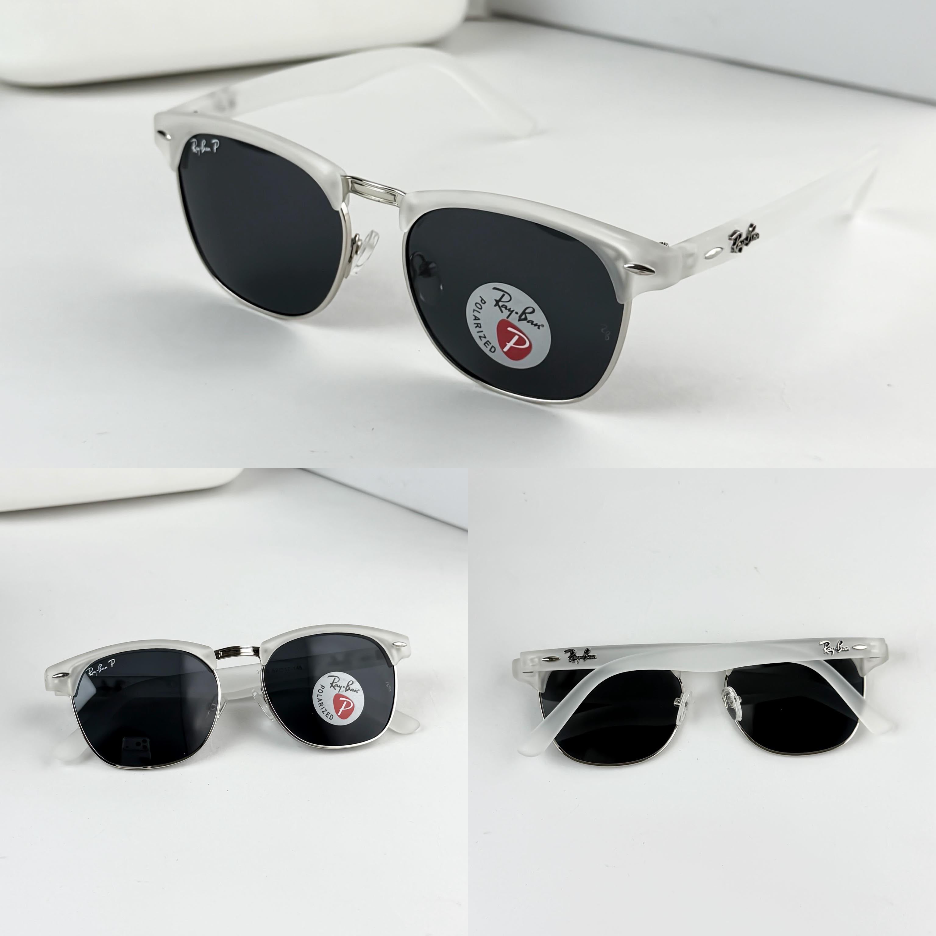 RAY__BAN ICE BLACK CLUB MASTER 3016 SUNGLASS