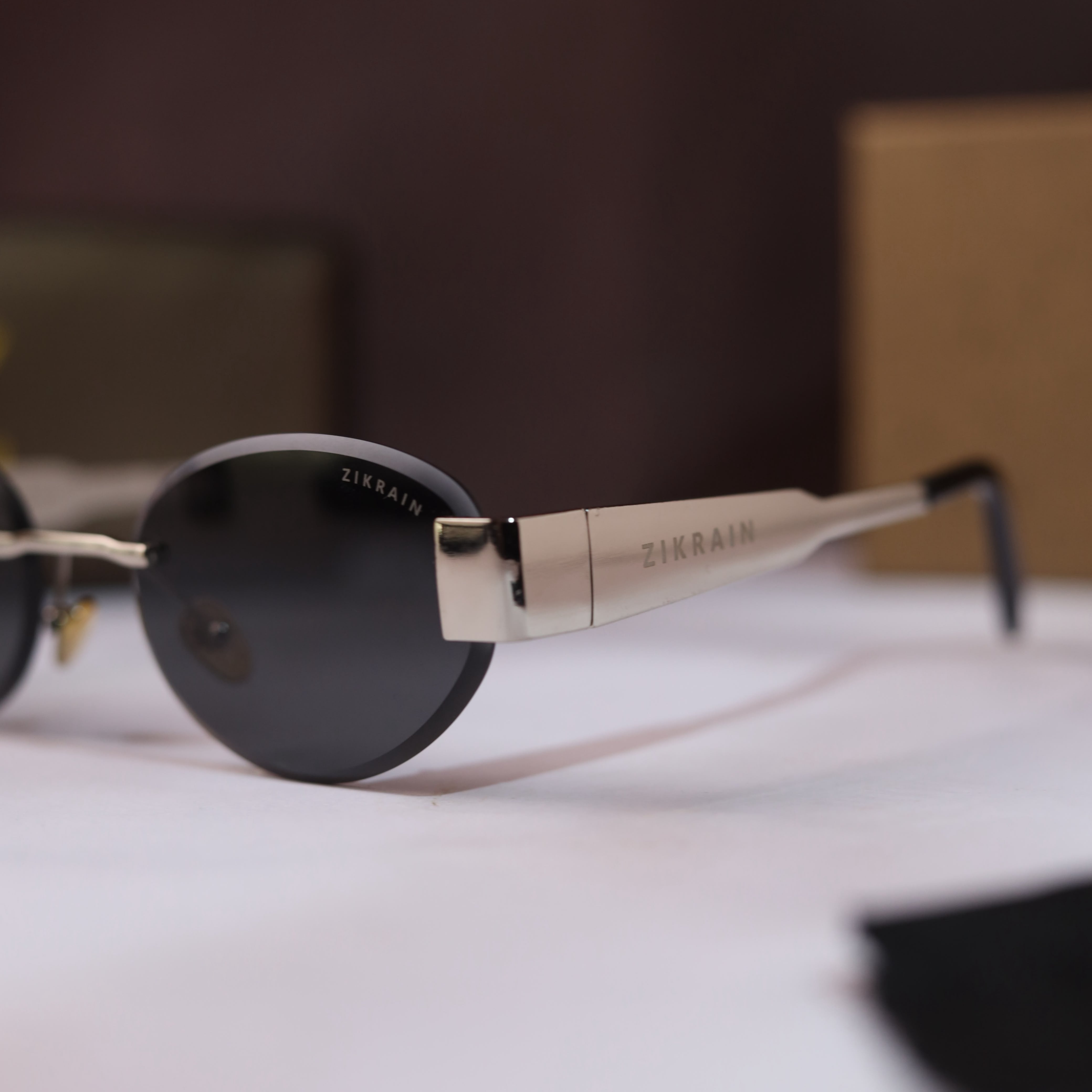 Zi__krain 1099 silver black SUNGLASS