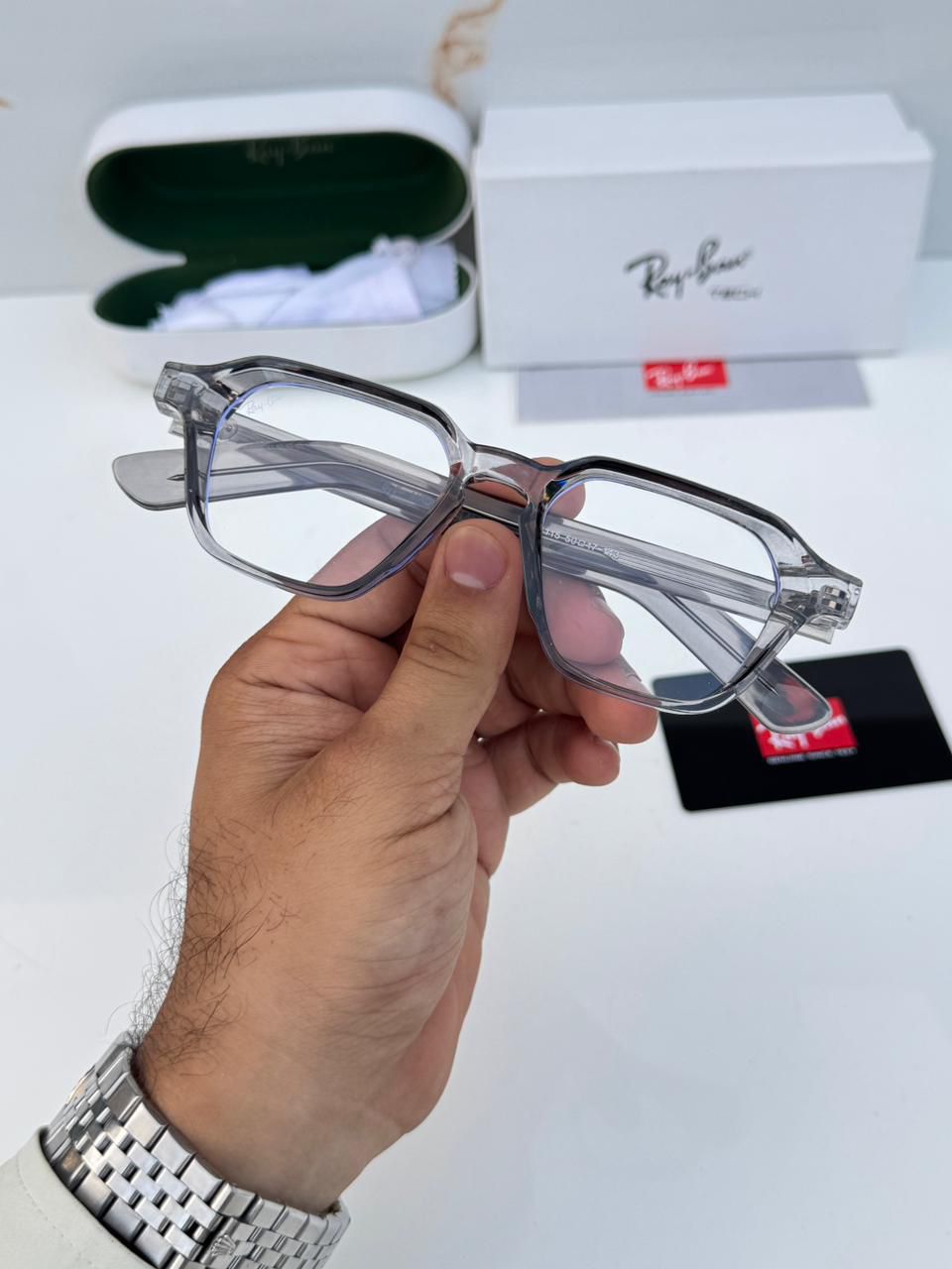 Ra_yban 1115 grey plano SUNGLASS