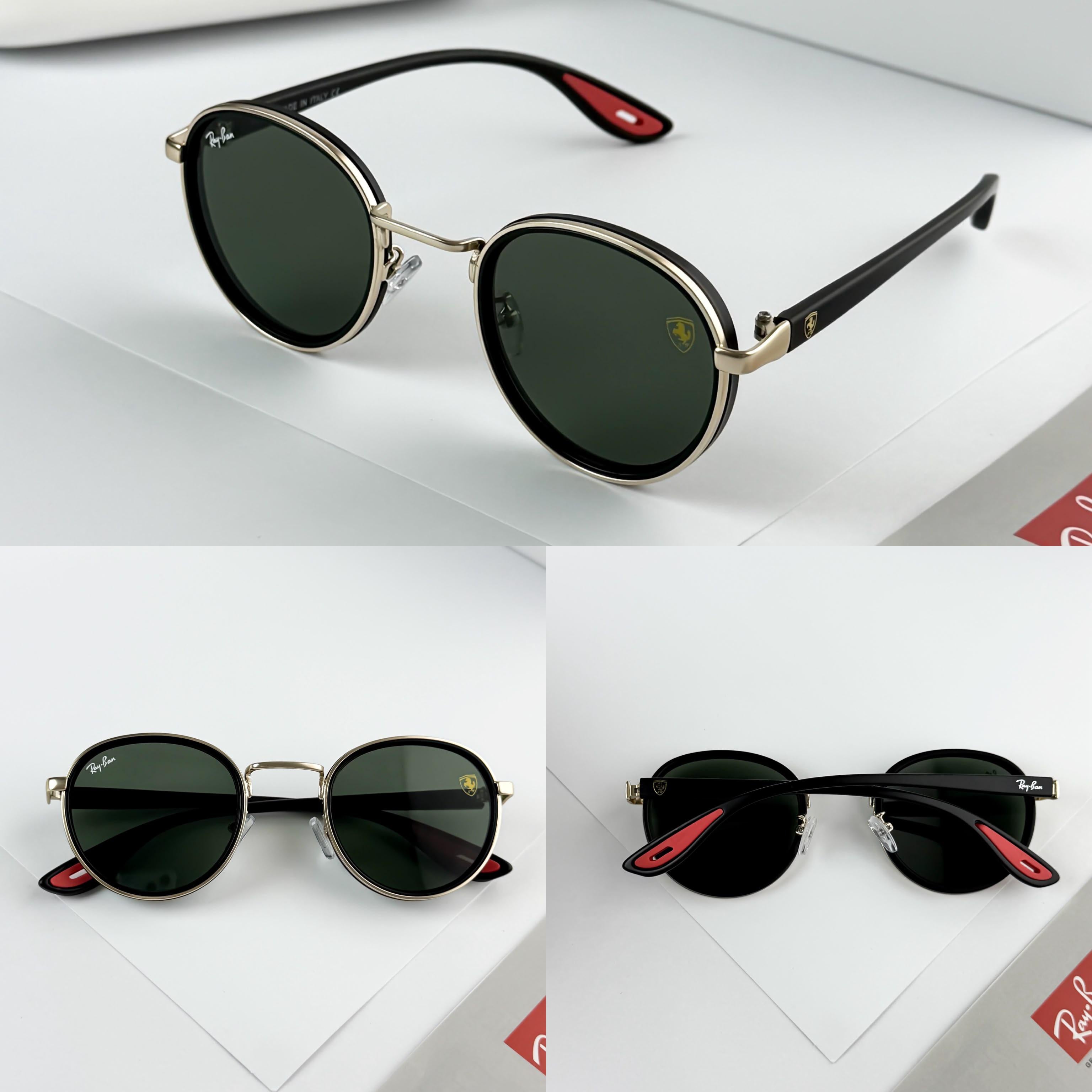 RAY_BAN GOLD GREEN 02 SUNGLASS