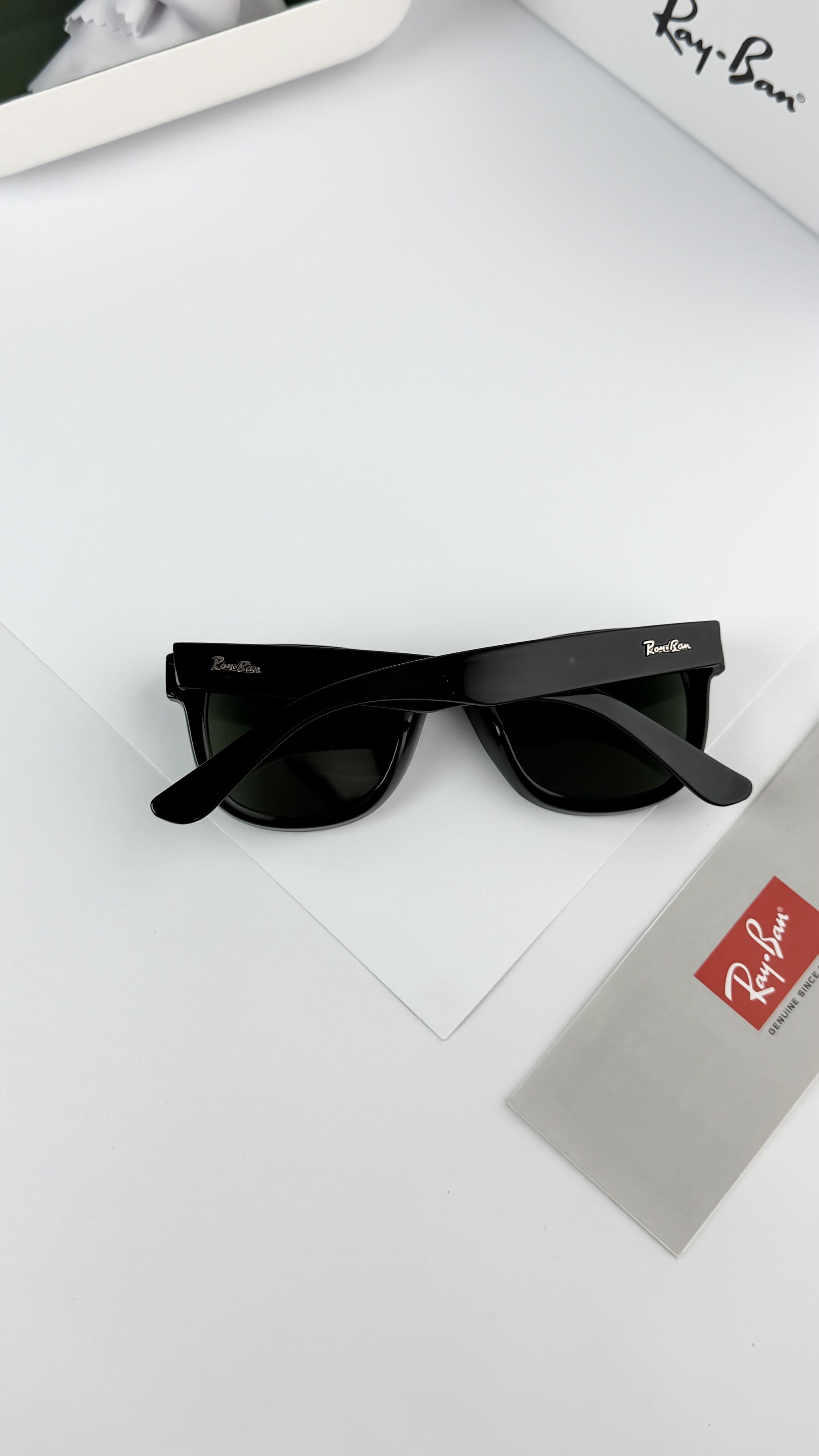 RAY__BAN 0502 REVERSE BLACK GREEN SUNGLASS