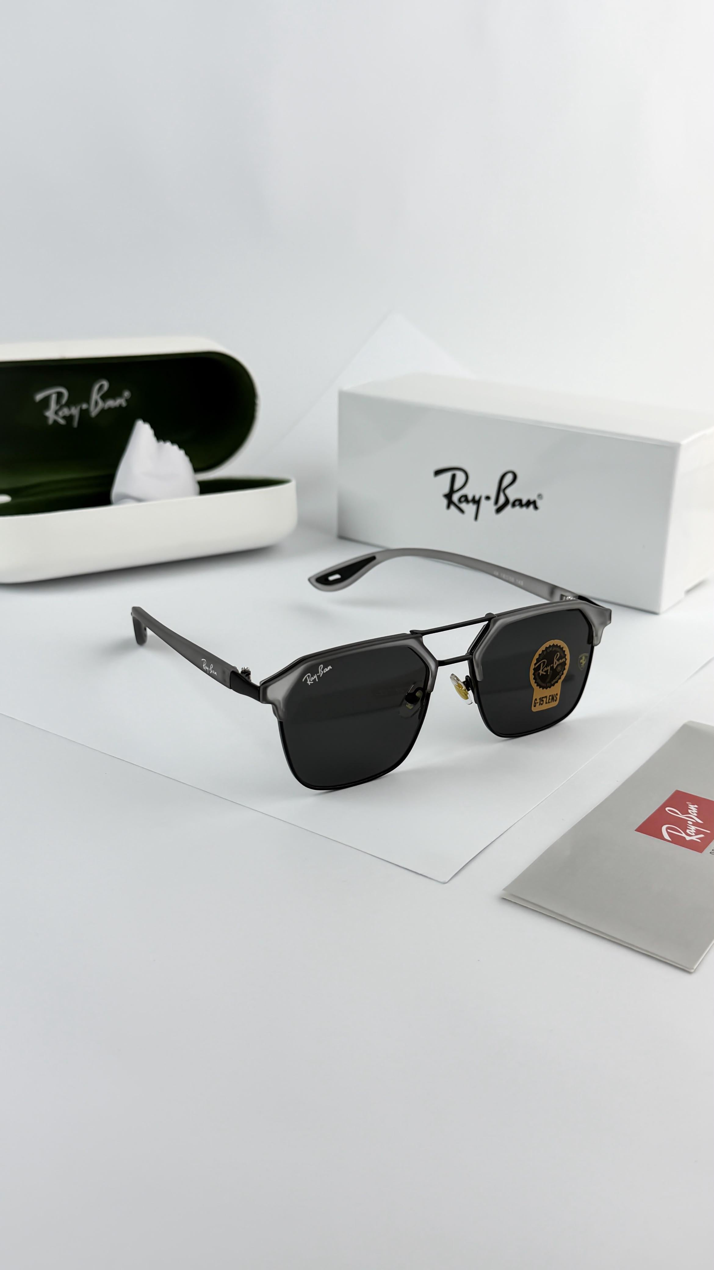 RAY_BAN GREY BLACK 04 SUNGLASS