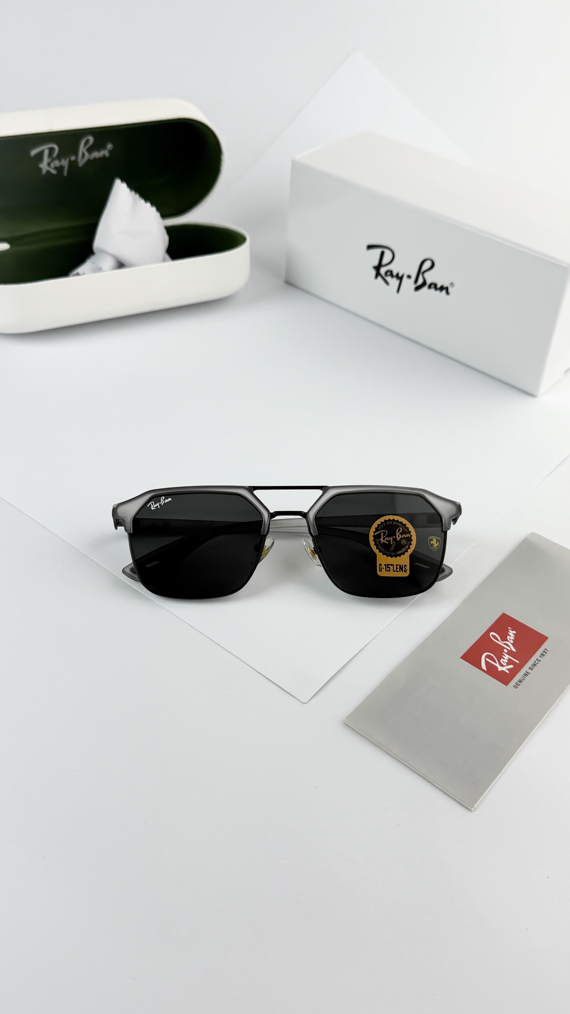 RAY_BAN GREY BLACK 04 SUNGLASS