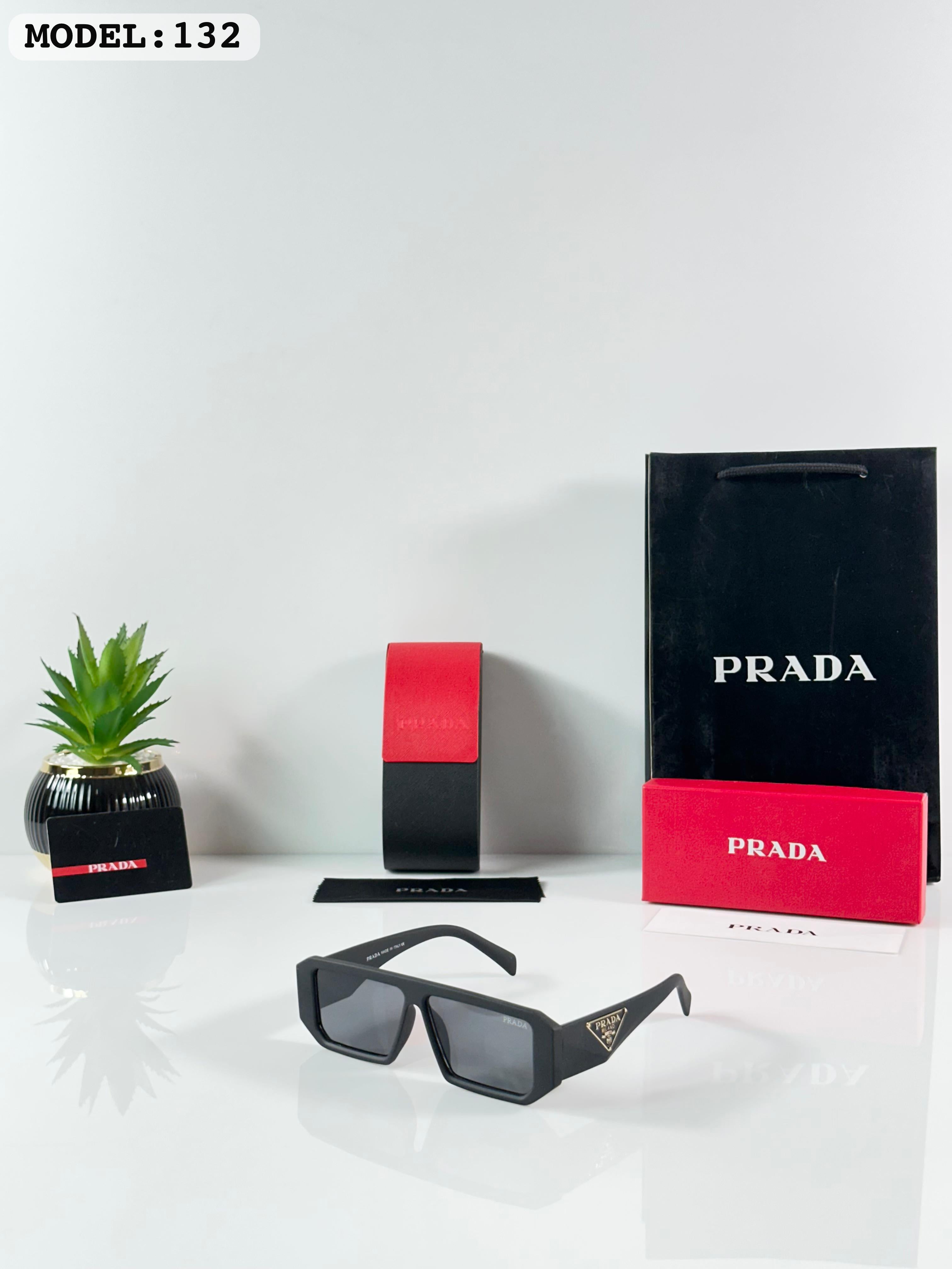 PRA_DA 132 MATE BLACK  SUNGLASS