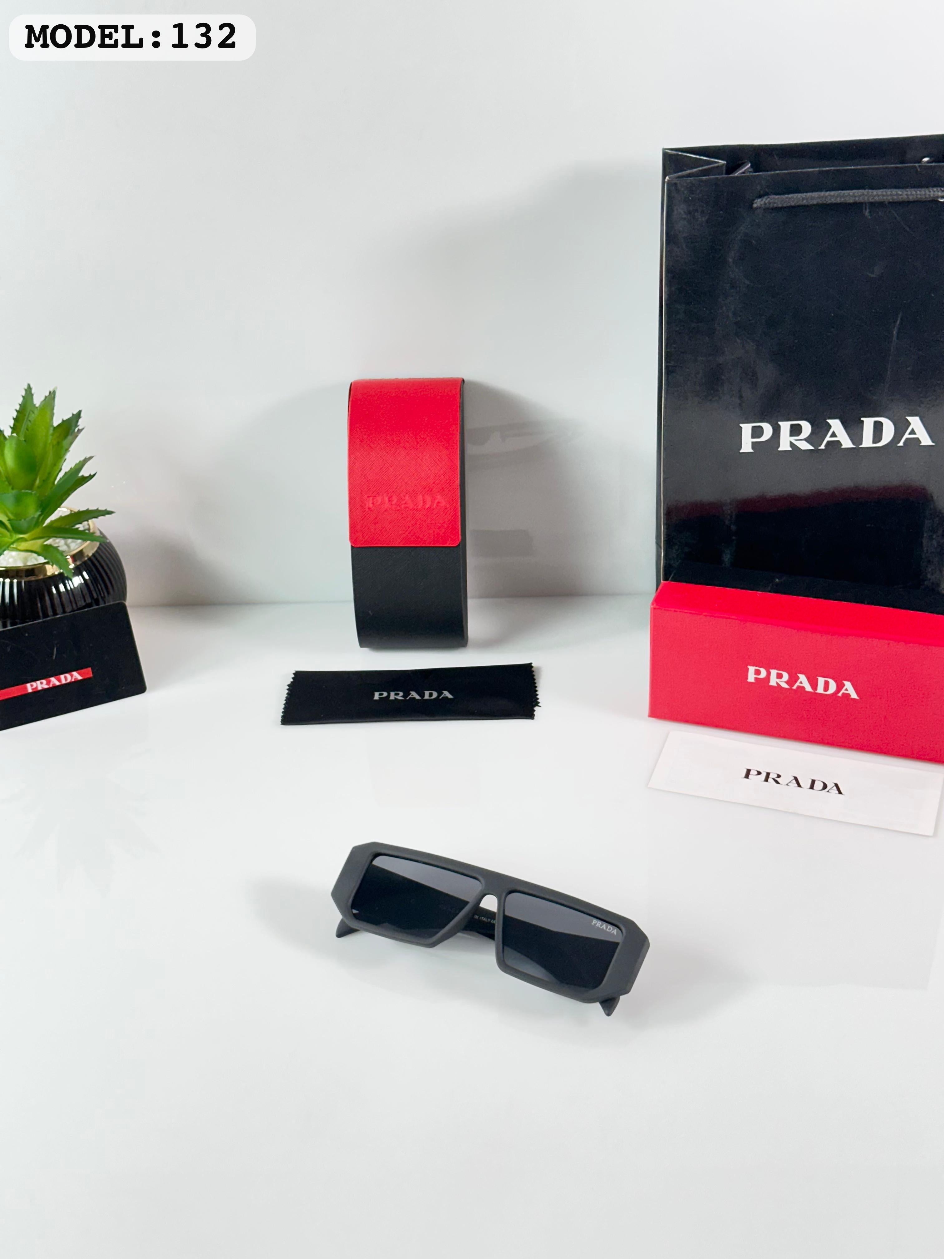 PRA_DA 132 MATE BLACK  SUNGLASS