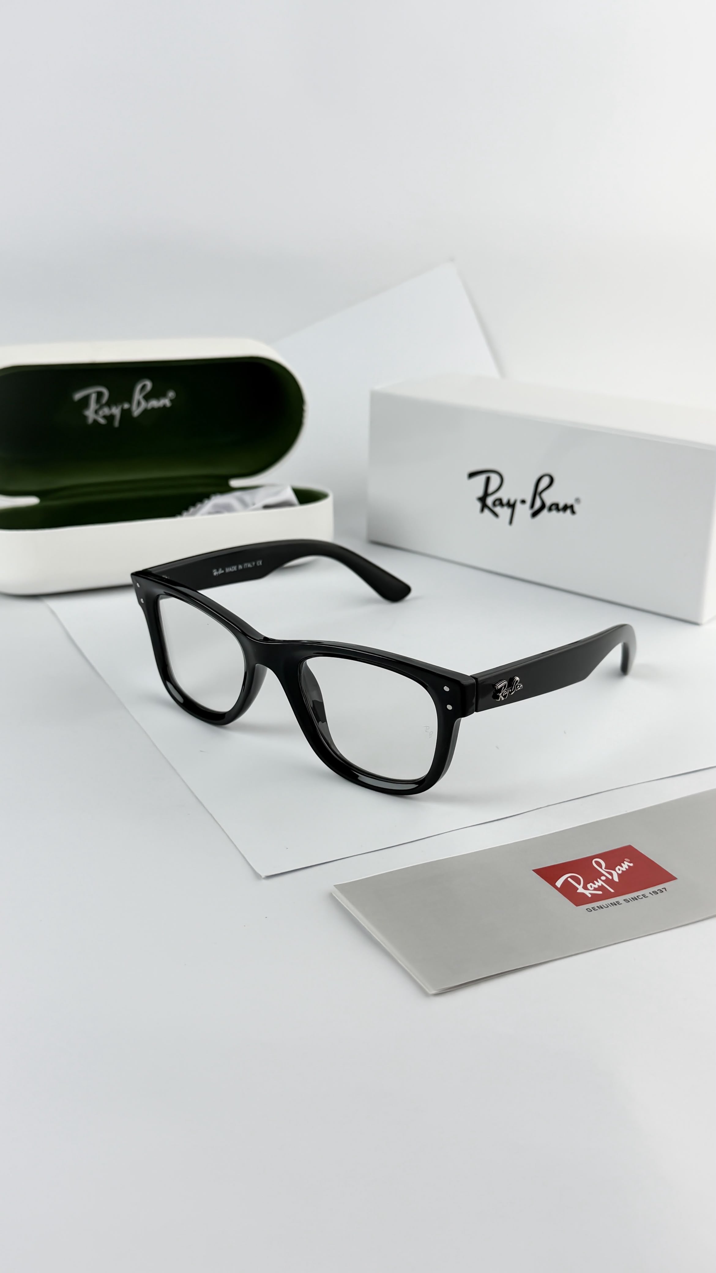 RAY_BAN BLACK PLANO 0502 SUNGLASS