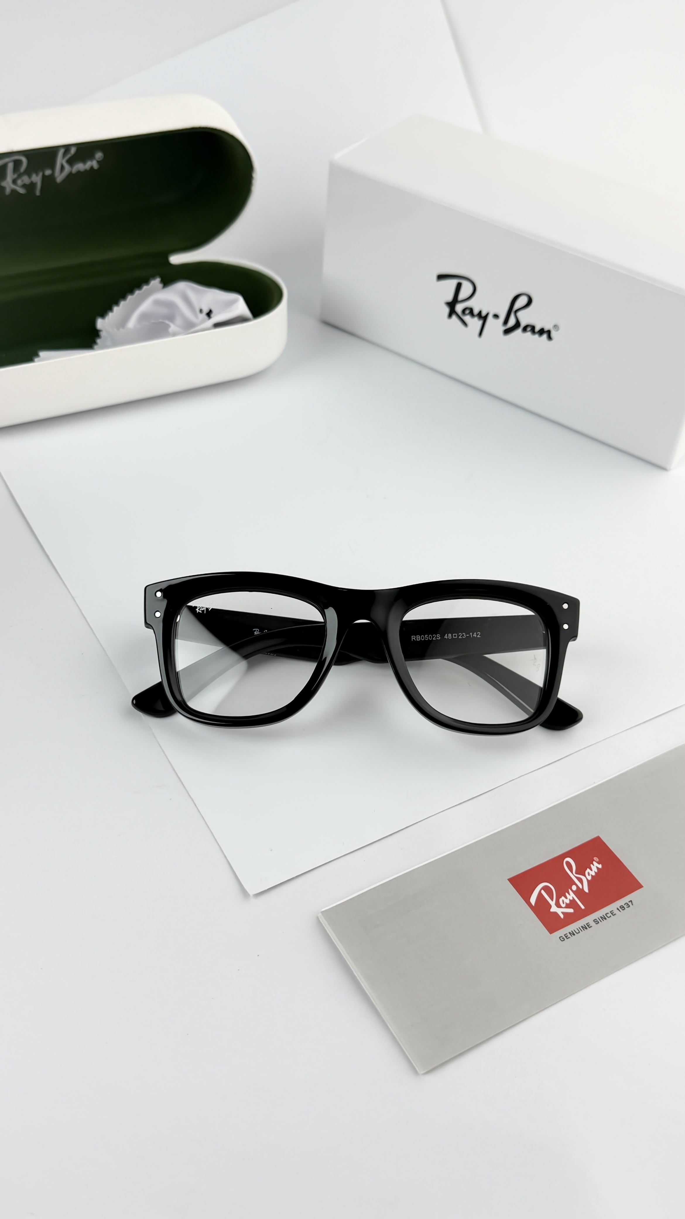 RAY_BAN BLACK PLANO 0502 SUNGLASS
