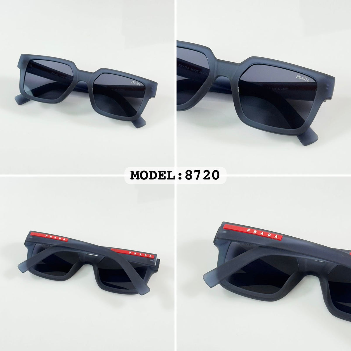 PRA  8720 MATTE BLUE BLAC SUNGLASS
