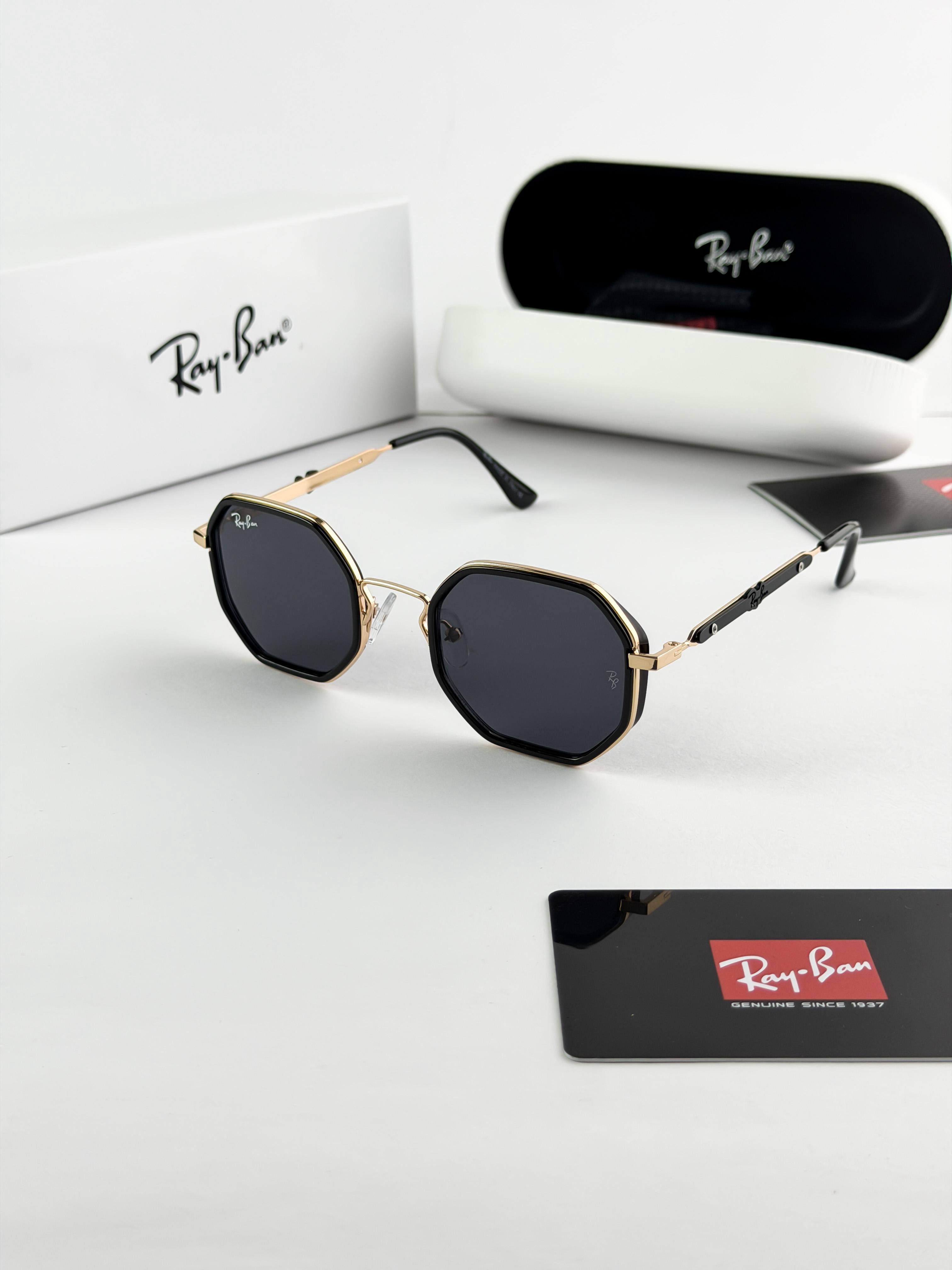 RAYBAN GOLD BLACK 5419