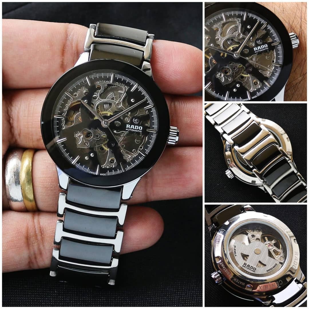 luxury Black Silver watch 8210
